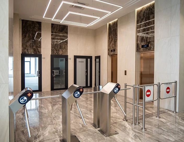 Электронные проходные KT08.3A, бизнес-центр «Прайм Хаус», Новосибирск