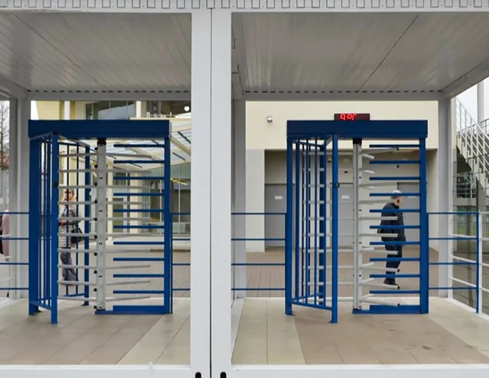 Полноростовые роторные турникеты RTD-16, стадион «Рощино-Арена», Ленинградская область