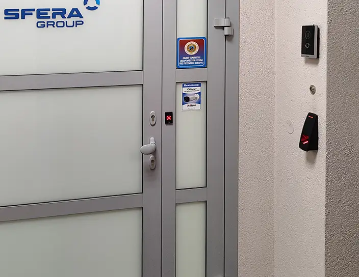 Биометрический контроллер CL15.1, офис компании «Сфера Секьюрити», Минск, Беларусь