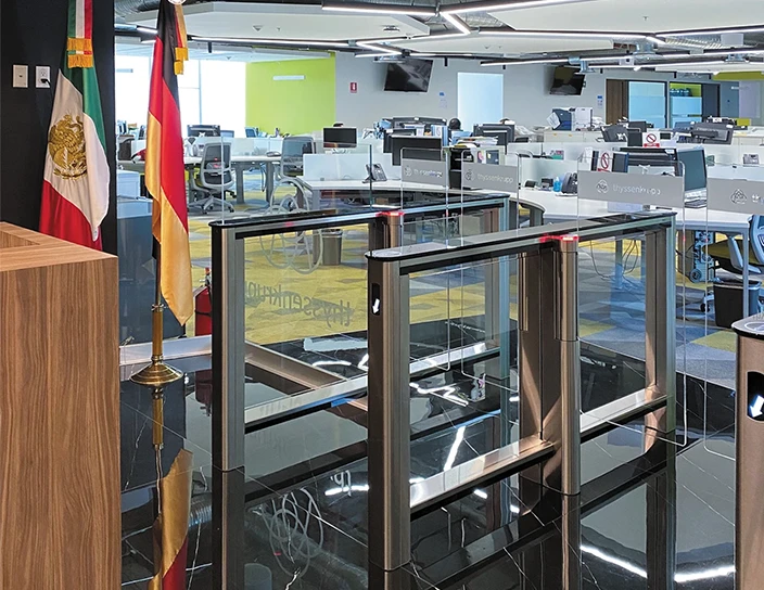 Скоростные проходы ST-01, офис Thyssenkrupp, Мексика