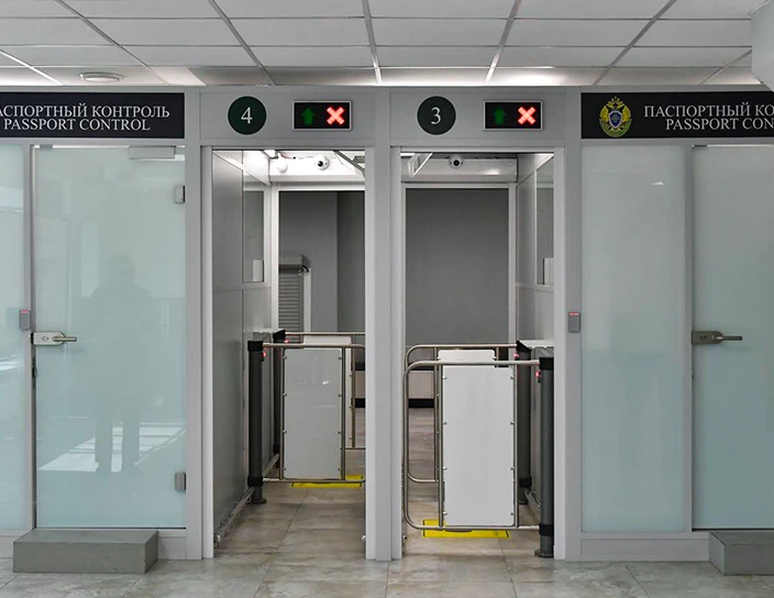 Калитки полуавтоматические WHD-05, аэропорт, Кызыл