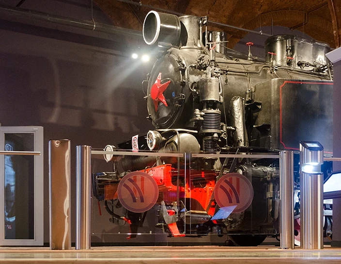 Автоматическая калитка WMD-06, музей железных дорог России, Санкт-Петербург