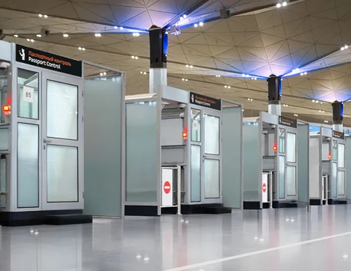 Калитка автоматическая WMD-05, Аэропорт Пулково, Санкт-Петербург