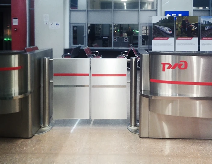 Калитка WMD-06, РЖД, Финляндский вокзал, Санкт-Петербург