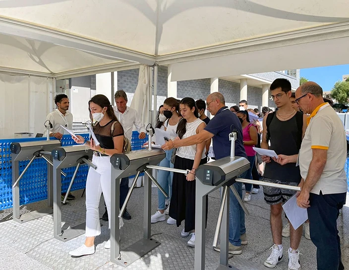 Электронные проходные KT02.9, Мессинский университет, Италия