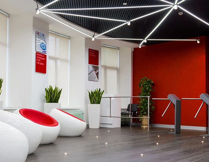 Турникеты-триподы TTR-04.1, офис МТС, Москва