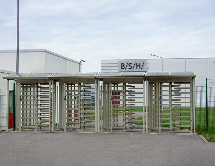 Полноростовые роторные турникеты RTD-15, завод BSH, Санкт-Петербург