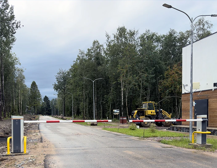 Шлагбаумы GS04, база отдыха Opushka house, Санкт-Петербург