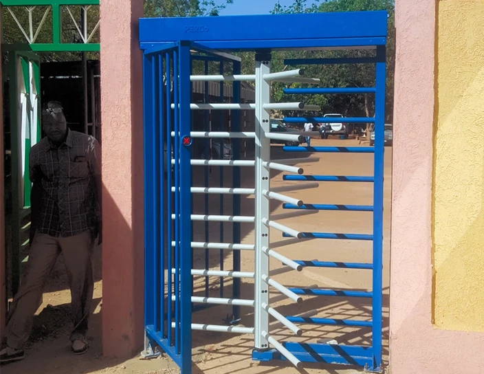 Роторный полноростовый турникет RTD-16.2, Министерство Экономики и Финансов, Уагадугу, Буркина-Фасо
