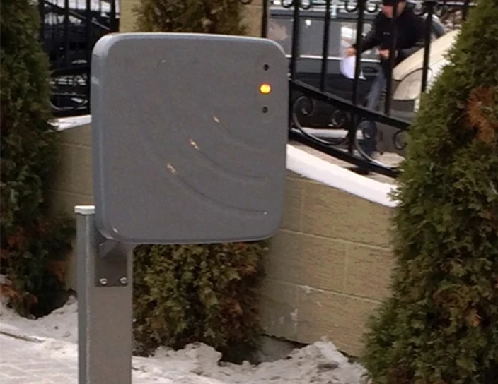 Считыватель IR10, территория бизнес-центра, Санкт-Петербург