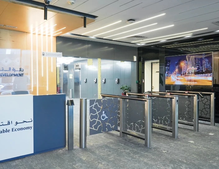 Скоростные проходы ST-01, автоматическая калитка WMD-06, департамент экономического развития, ОАЭ