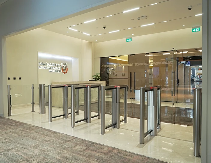 Скоростные проходы ST-11, автоматическая калитка WMD-06, Департамент культуры и туризма Абу-Даби, ОАЭ