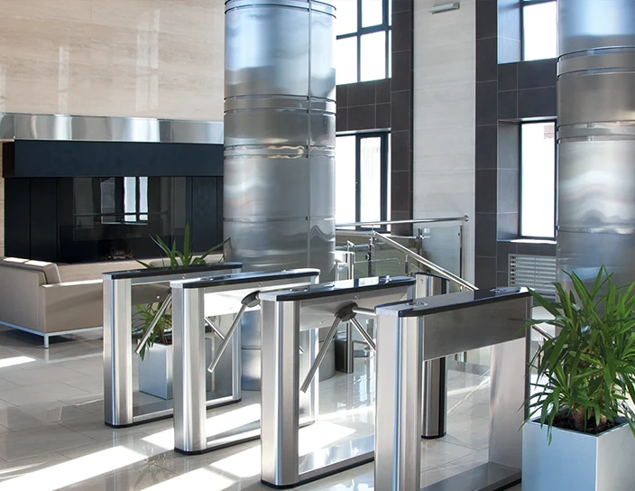 Тумбовае турникеты TTD-03.1, бизнес-центр Streamline Plaza, Москва