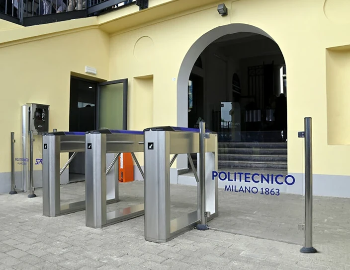 Тумбовые турникеты TTD-08A, Миланский технический университет, Италия