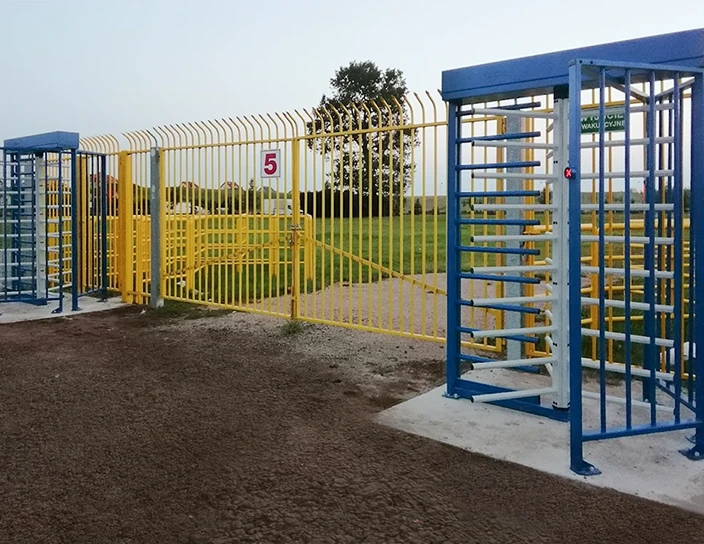 Турникеты RTD-16, футбольный стадион Suwalki City Stadium, Польша