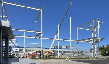 Строительство нового корпуса завода PERCo в Пскове