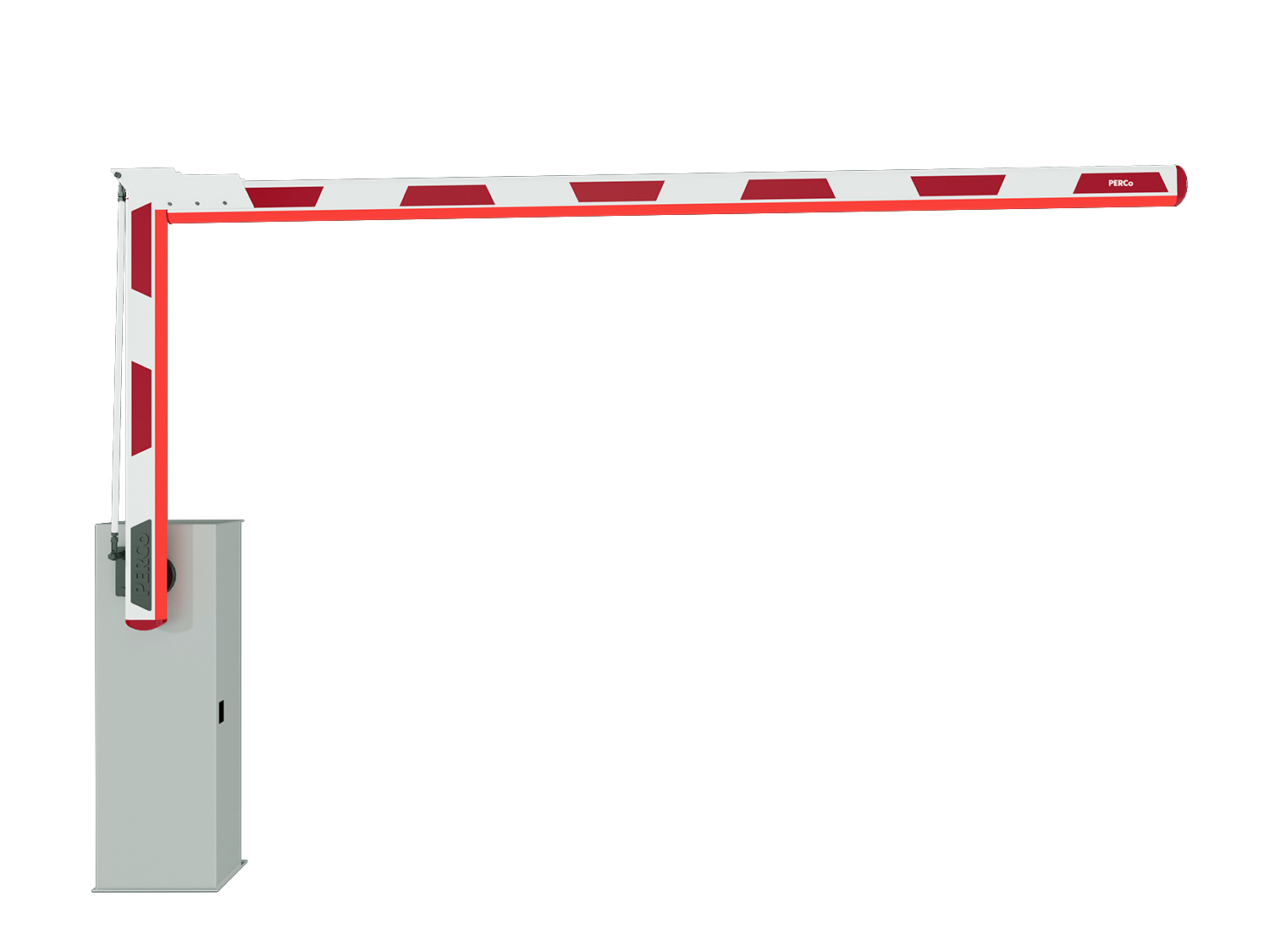 Шлагбаум GS14 со складной стрелой прямоугольного сечения 4,3 метра | PERCo